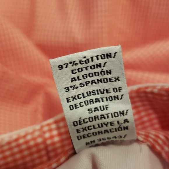 IZOD Red Gingham Plaid Skort Golf Skirt sz 10 - Picture 9 of 9